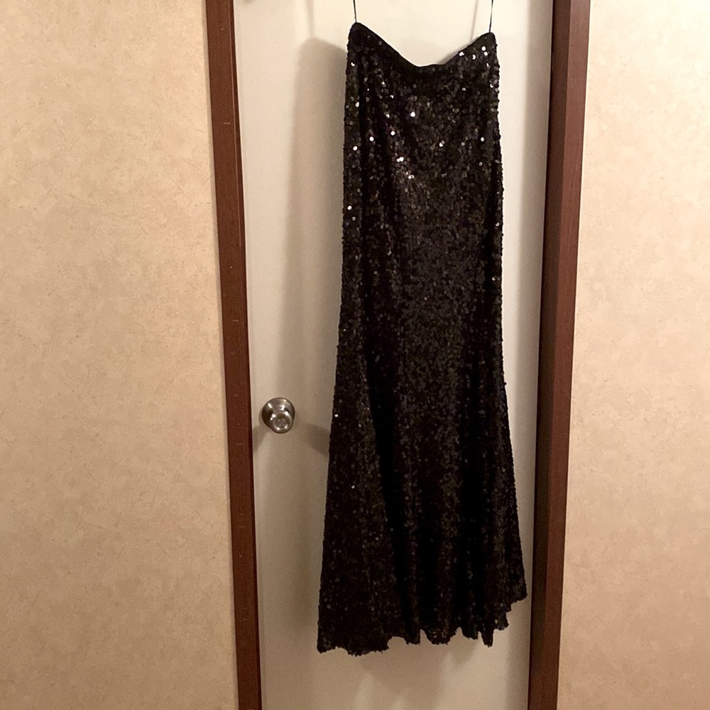 Maxi sequin skirt